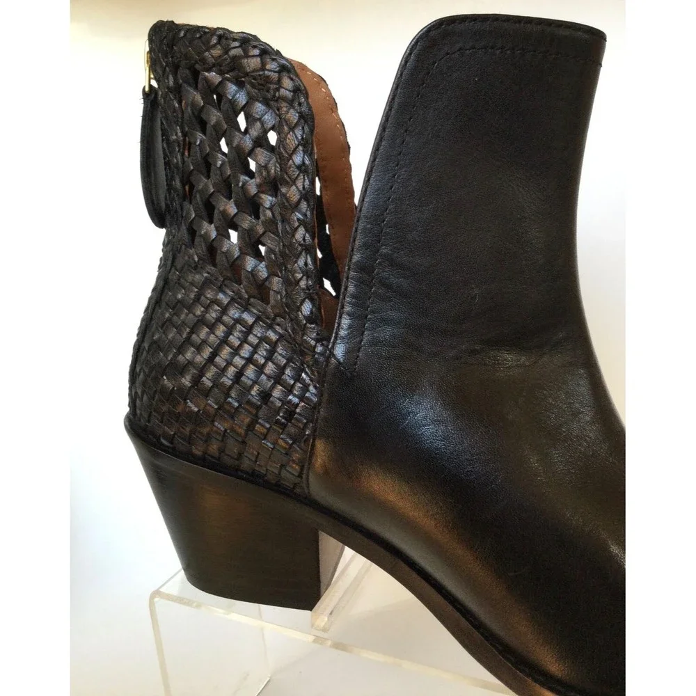 NEW LUCKY BRAND Kaedynce Leather Booties, Black (Size 7 M) - Picture 11 of 12